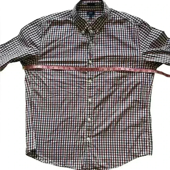 J.Crew Factory Slim Button Down Long Sleeves Shirt Size XL - Picture 12 of 14